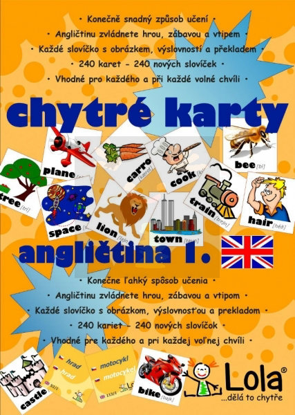 Obrázek Chytré karty Angličtina slovíčka I.