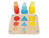 Obrázek Dřevěná hračka pro vkládání Učíme se tvary barvy velikosti Janod série Montessori