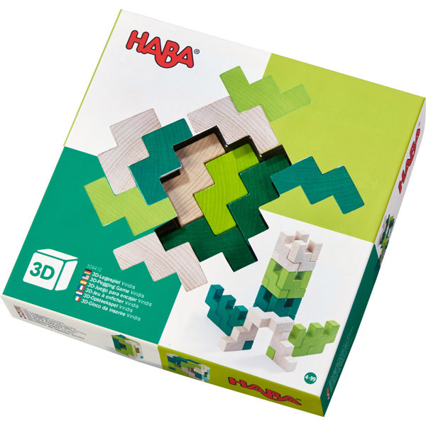 Obrázek HABA – 3D stavebnice zelená