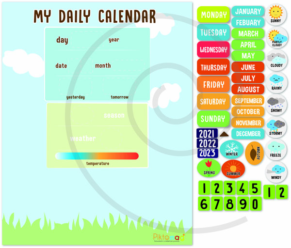 Obrázek My Daily Calendar - Můj denní kalendář