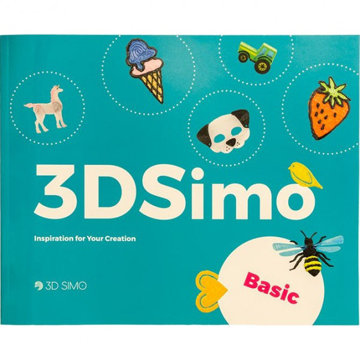 Obrázek 3DSimo Kniha pro 3D pera - základní (anglicky)