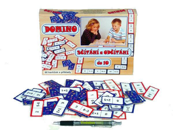 Obrázek Domino sčítání a odčítání do 10 - společenská hra