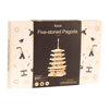 Obrázek RoboTime dřevěné 3D puzzle Pětipatrová pagoda