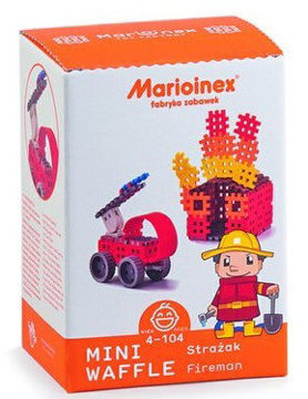 Obrázek Marioinex MINI WAFLE – Hasič (střední)