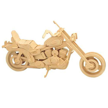 Obrázek Woodcraft Dřevěné 3D puzzle motorka Harley Davidson I