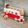 Obrázek Lilliputiens - dřevěný vkládací autobus se slepičkou Paulette