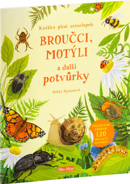 Obrázek BROUČCI, MOTÝLI a další potvůrky - Kniha samolepek