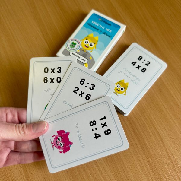 Obrázek Karetní hra - Násobíme a dělíme! Násobky 1 až 5