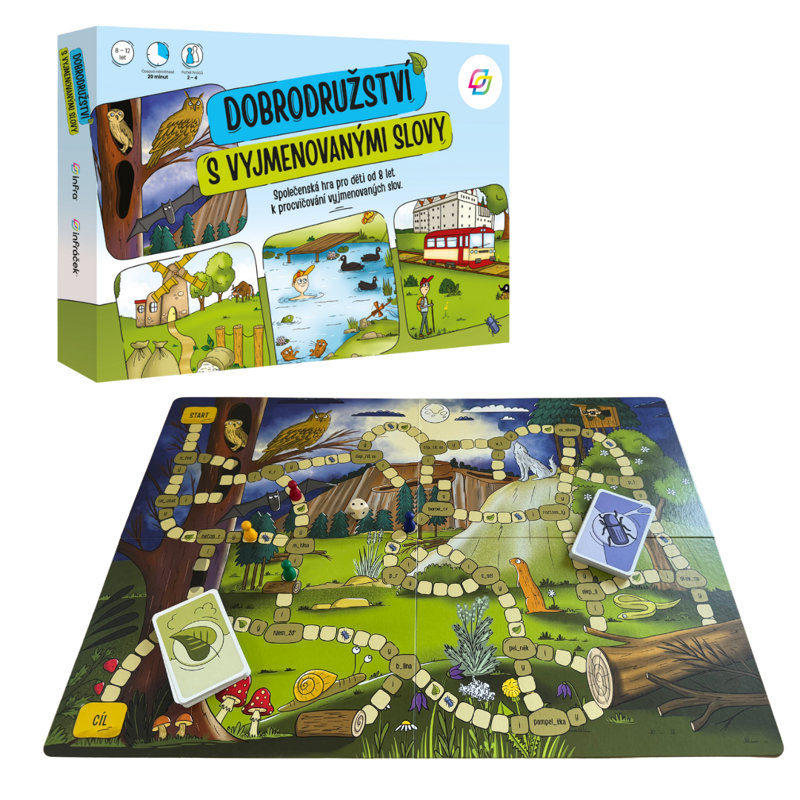 Desková hra - Dobrodružství s vyjmenovanými slovy