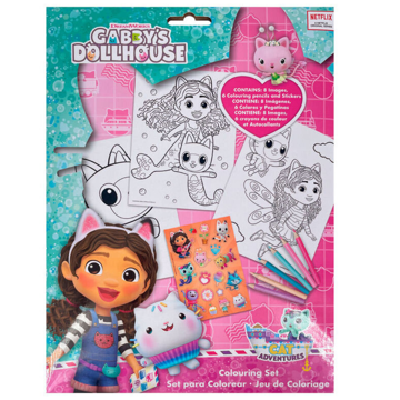 Obrázek Gábinin kouzelný domek: Omalovánky s pastelkami