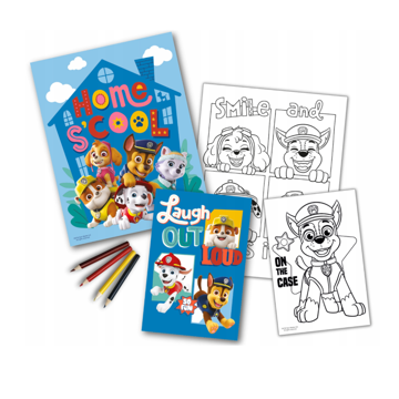 Obrázek Tlapková patrola: Omalovánky s pastelkami